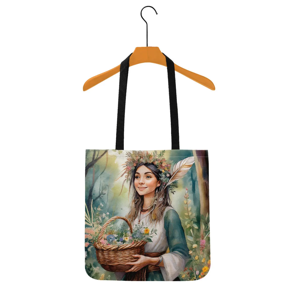 Maisie - A Woodland Gatherer Cloth Shopping Tote