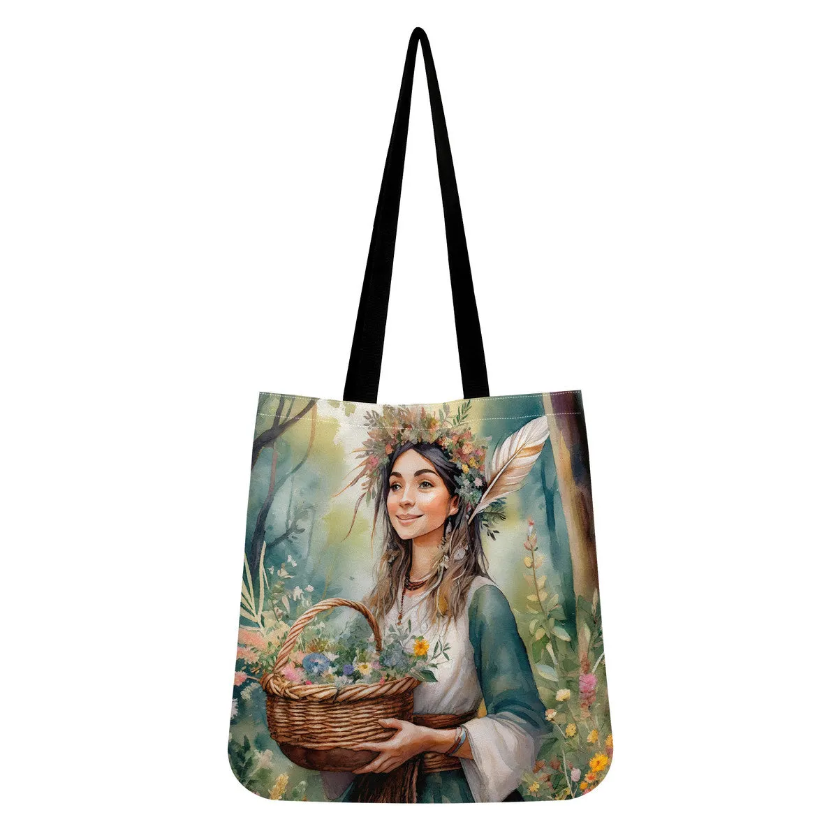 Maisie - A Woodland Gatherer Cloth Shopping Tote