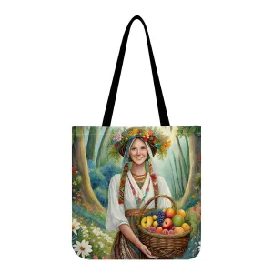 Mara - A Woodland Gatherer Cloth Shopping Tote