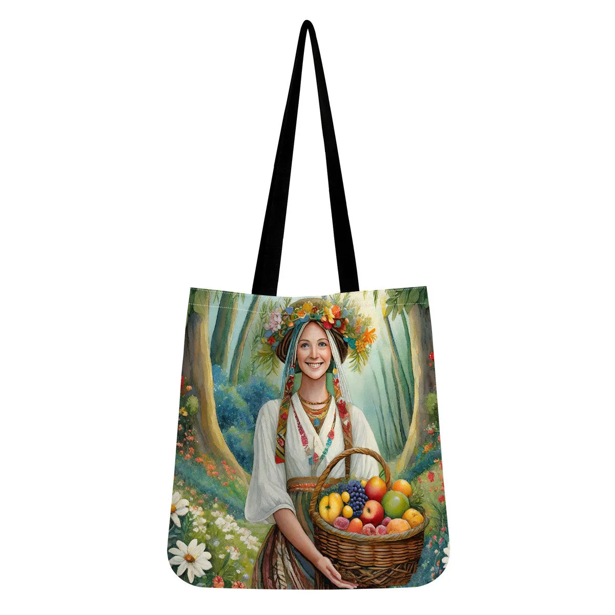 Mara - A Woodland Gatherer Cloth Shopping Tote