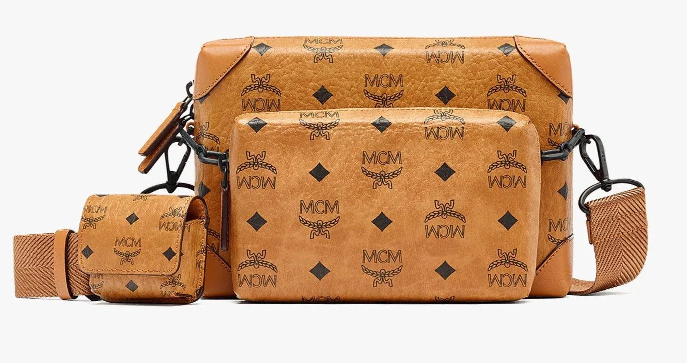 MCM Klassik Crossbody Small-MMRBSBF05-Cognac