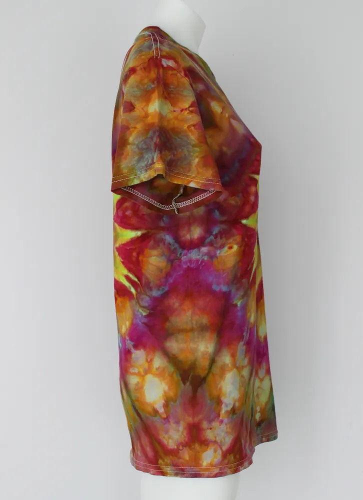 Men's small shirt ice dyed - Confetti twist