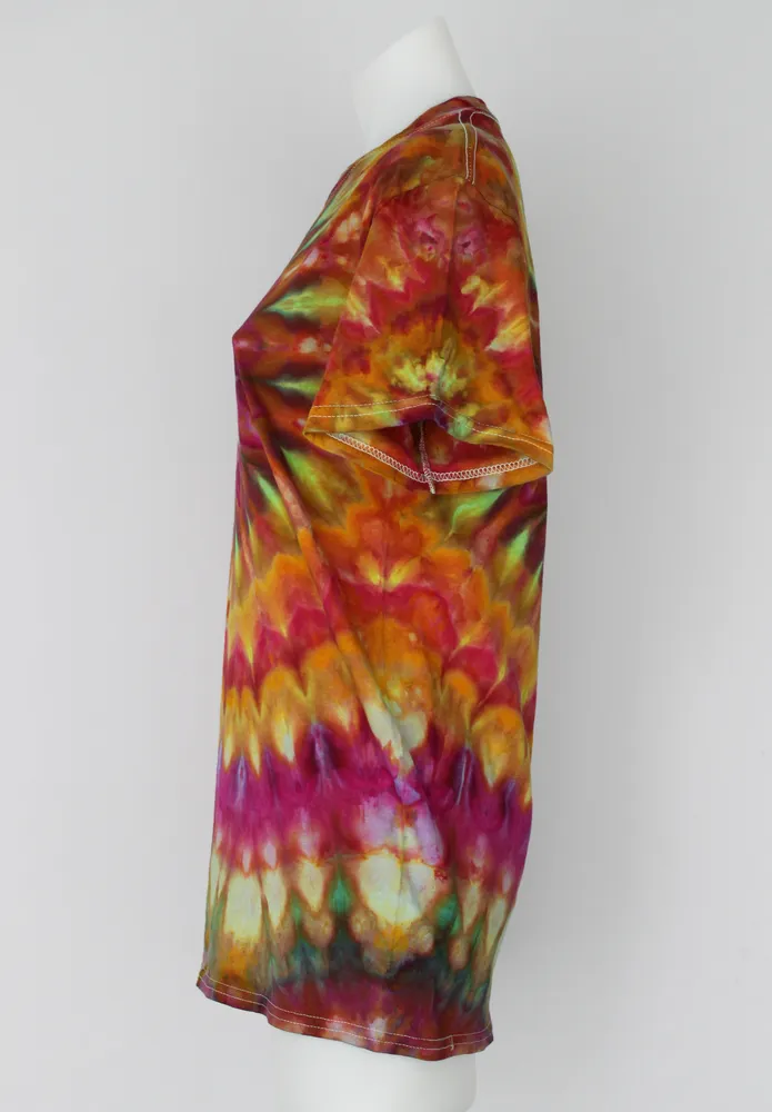 Men's small shirt ice dyed - Confetti twist