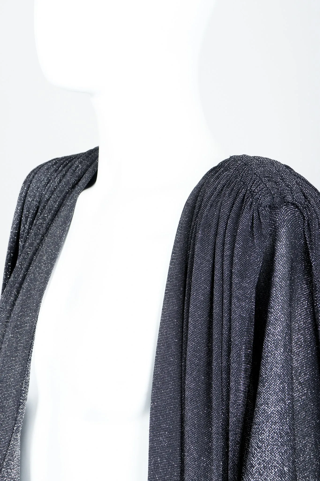 Metallic Cape Coat