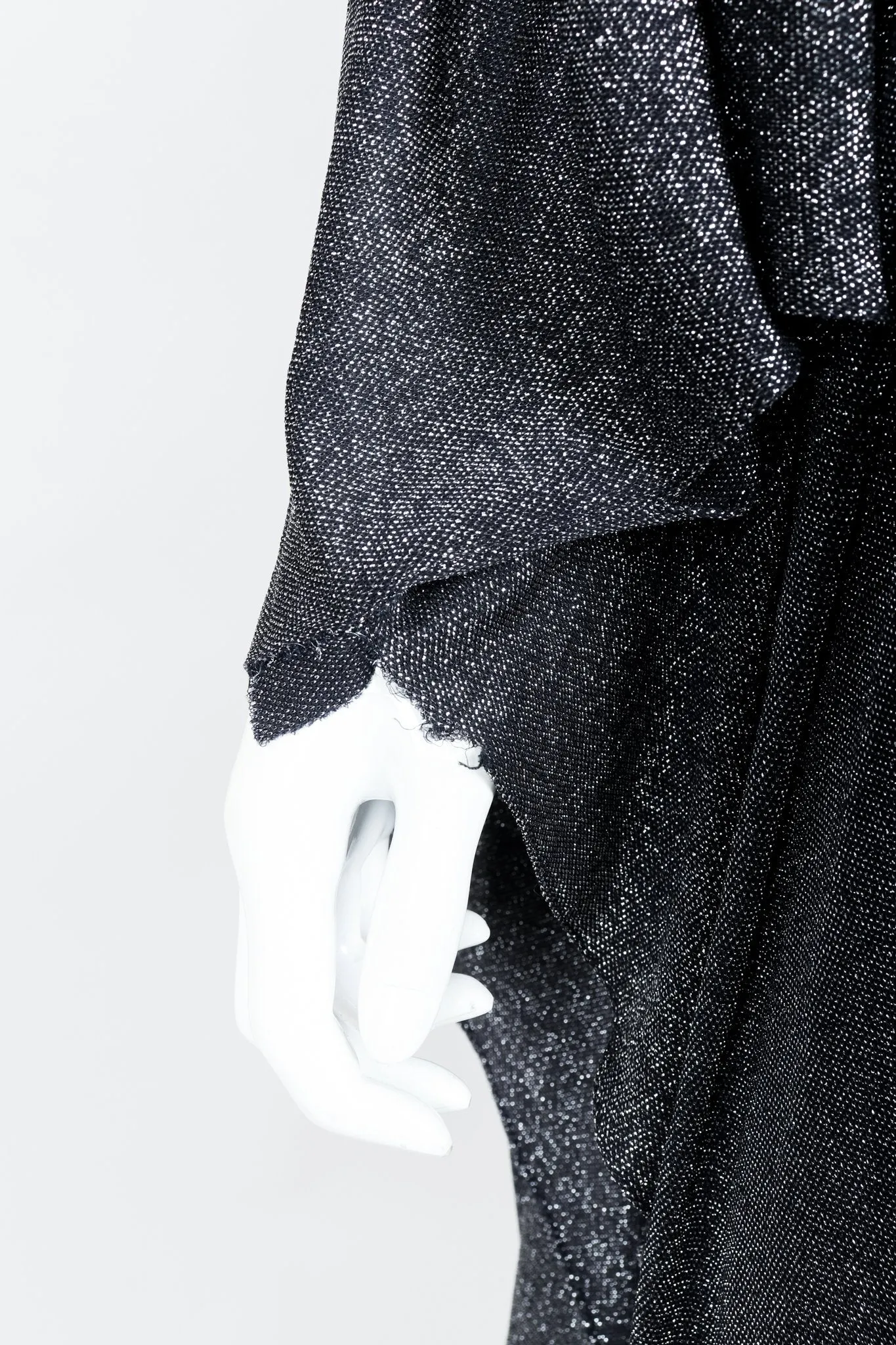 Metallic Cape Coat