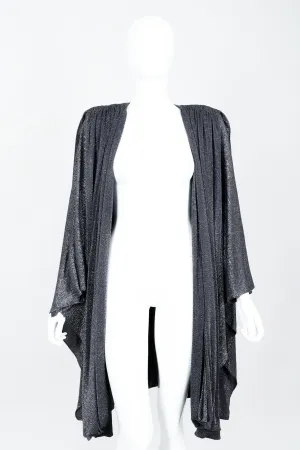 Metallic Cape Coat