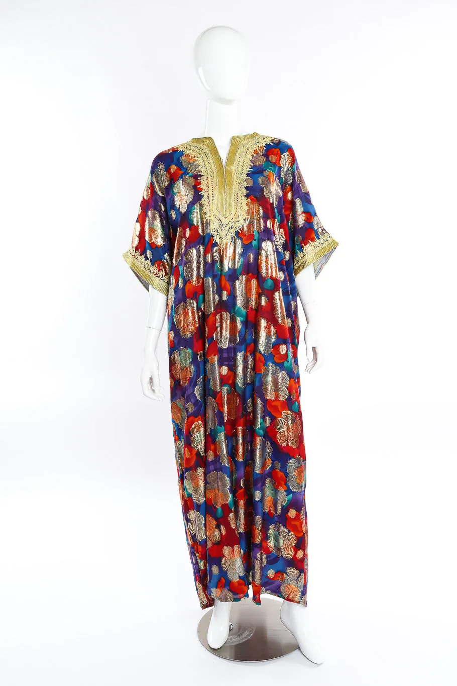 Metallic Floral Caftan II