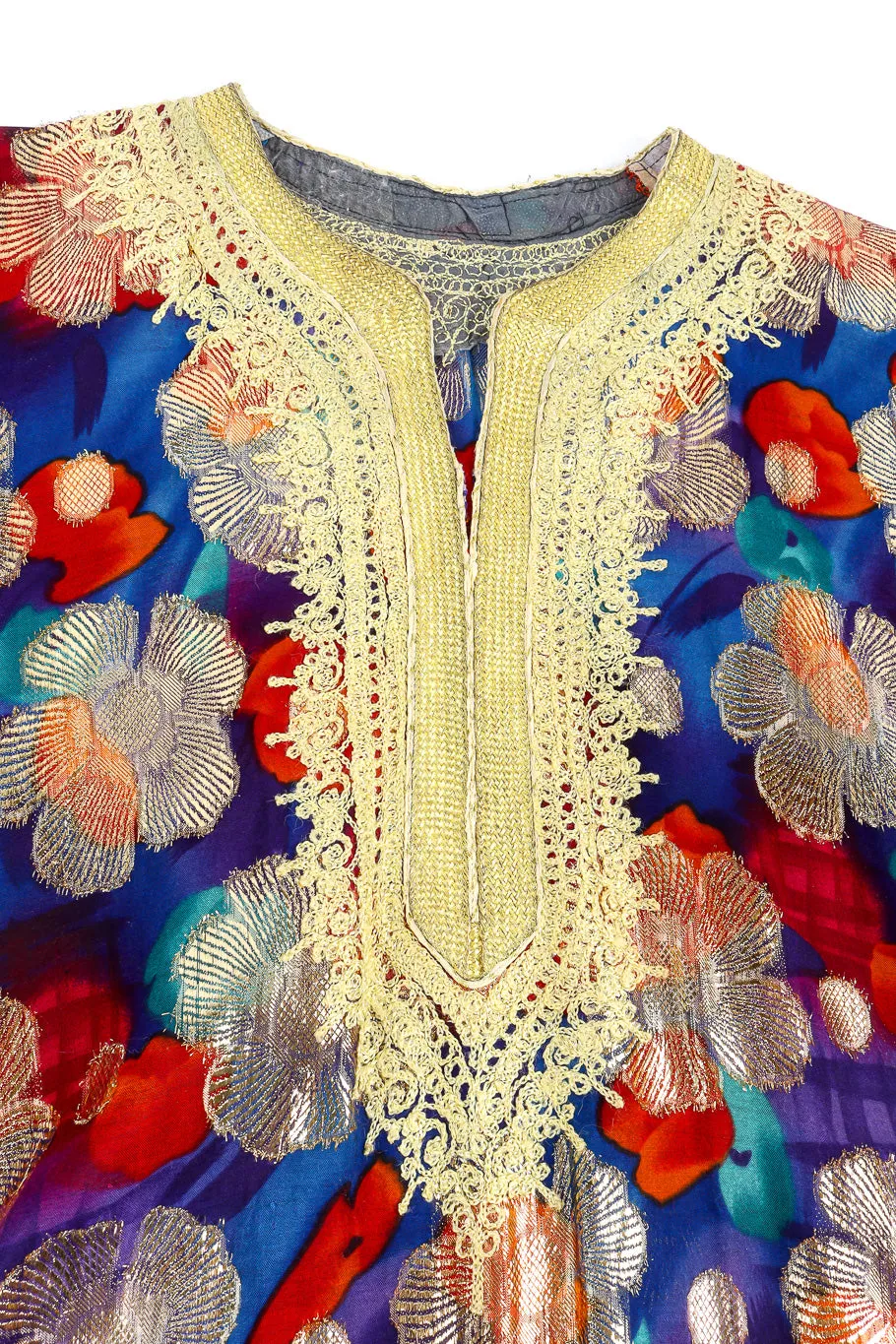 Metallic Floral Caftan II