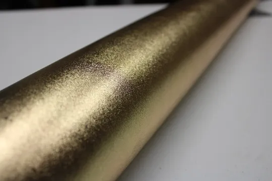 METALLIC GOLD LEATHER: Genuine Leather 2.5-3 oz. - Perfect for Handbags and Leather Crafts!