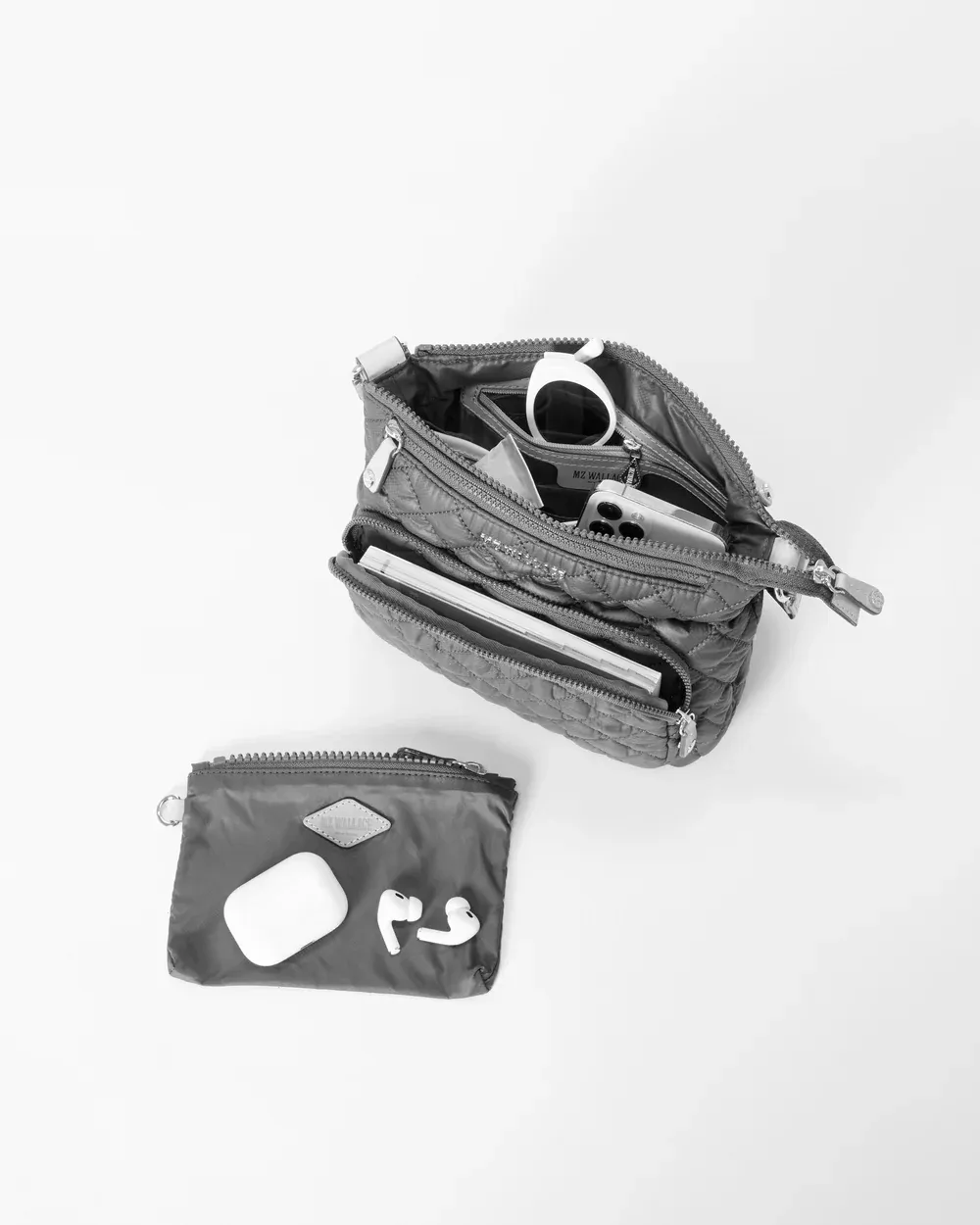 Metro Scout Crossbody Deluxe | Matte Silver