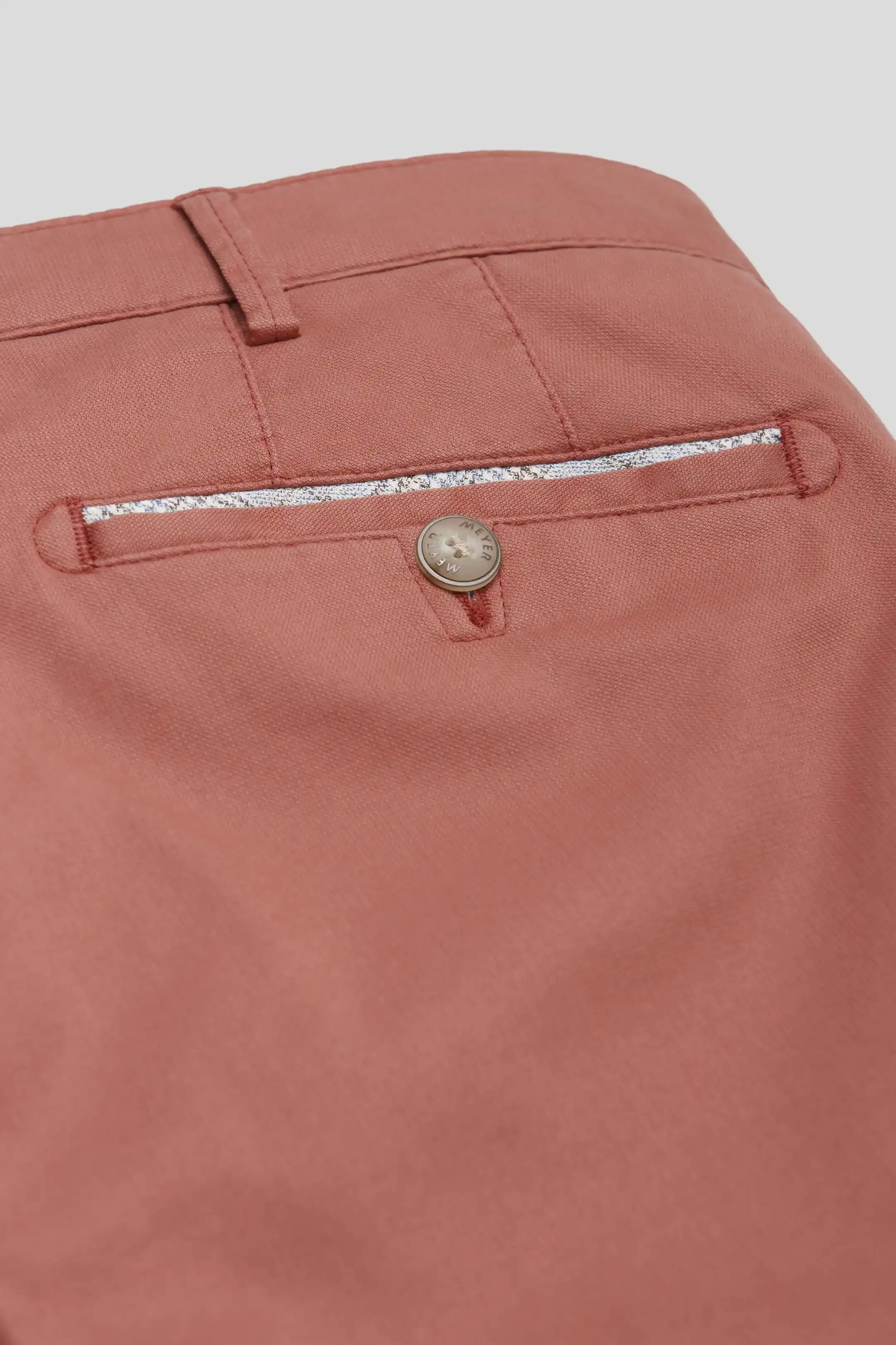 MEYER Roma Trousers - 5070 Fine Cotton Chinos - Melon