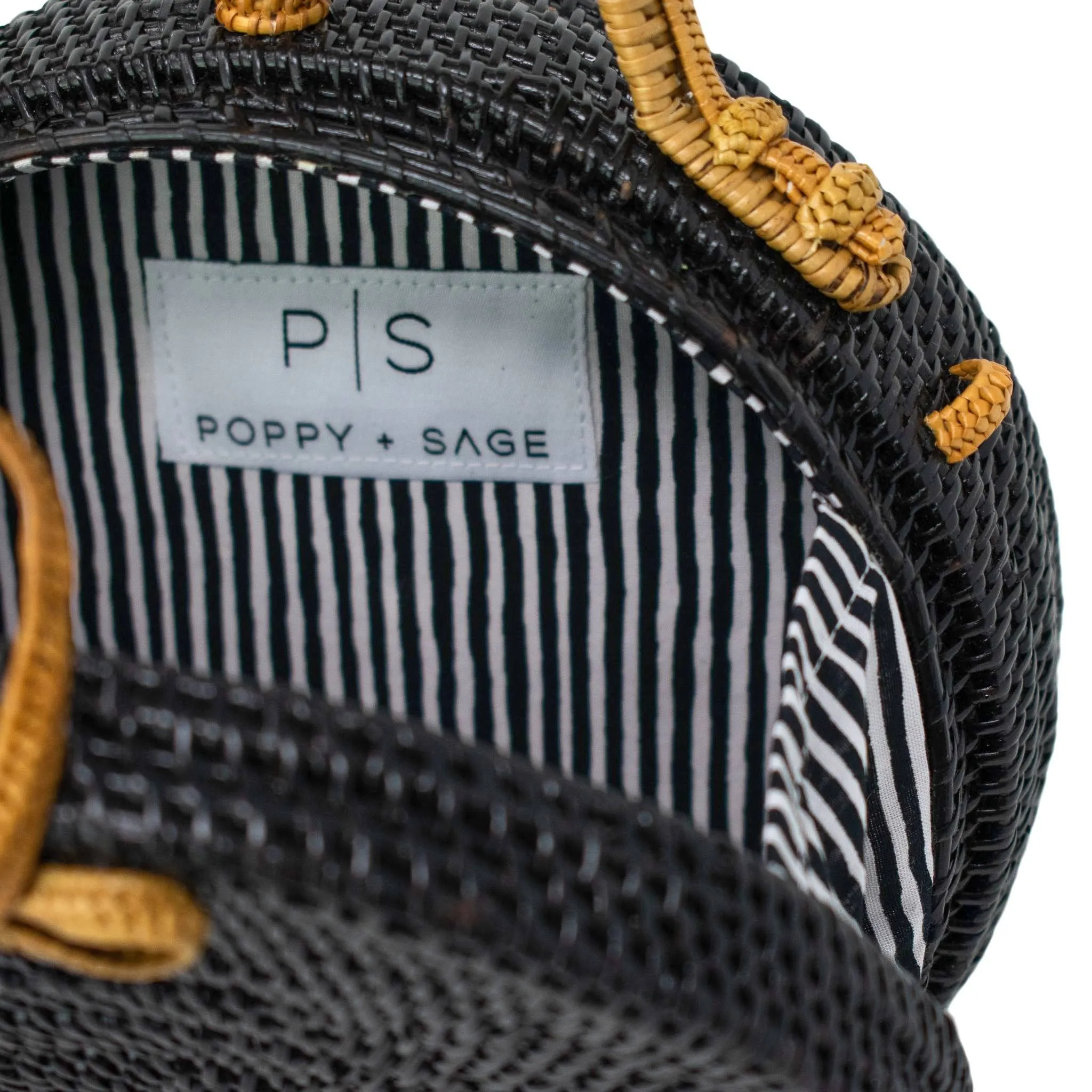 MILLY BAG {Black & Tan) by POPPY   SAGE