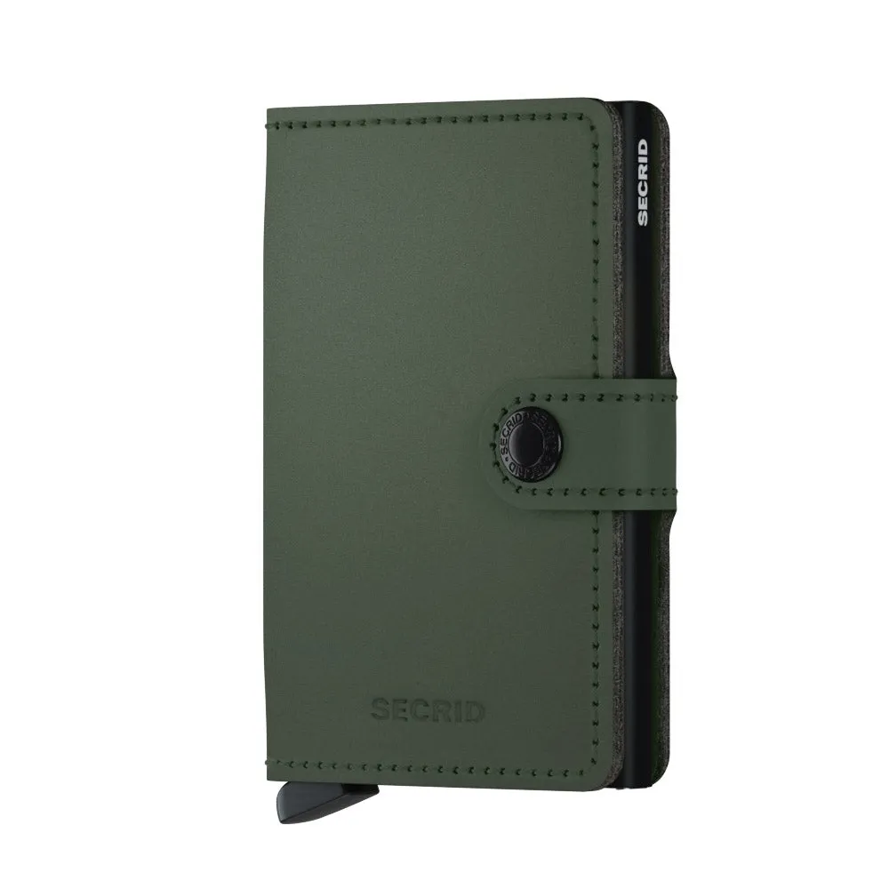 MINI Wallet Matte Green Black
