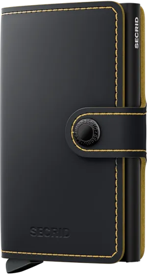 Miniwallet Matte Black Ochre