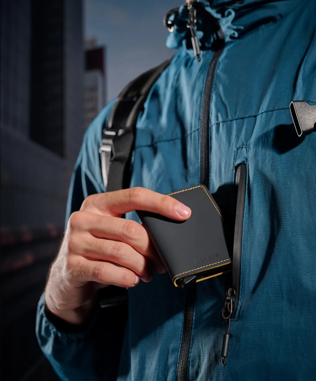 Miniwallet Matte Black Ochre