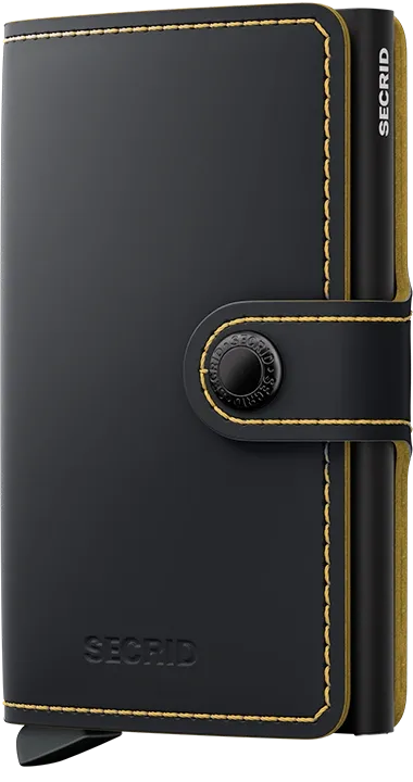 Miniwallet Matte Black Ochre