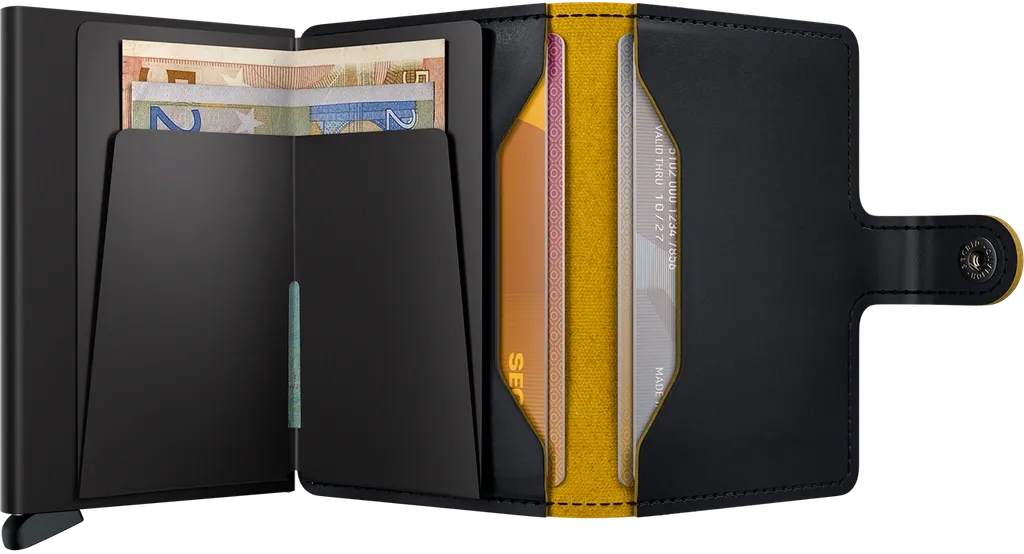 Miniwallet Matte Black Ochre