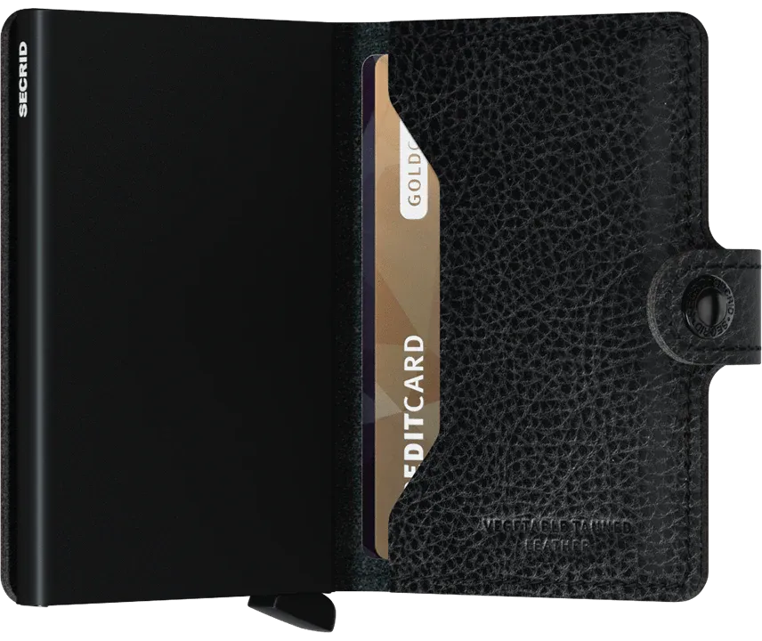 Miniwallet Veg Black Black