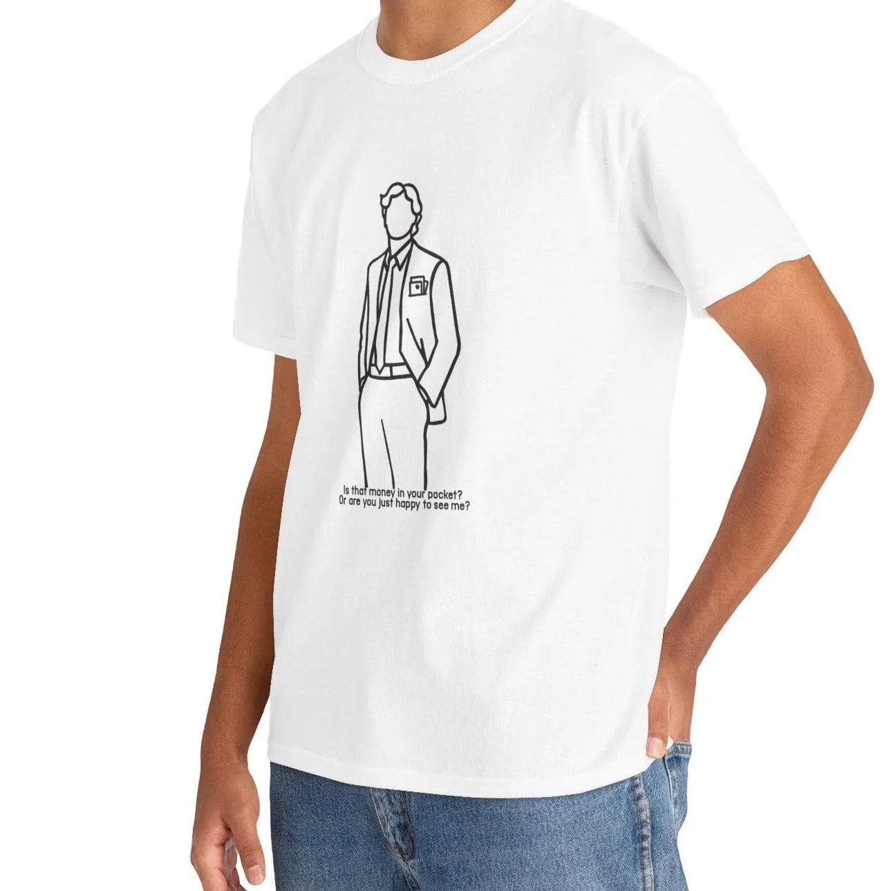 Money in Your Pocket? Funny Suit T-Shirt | Cheeky Style