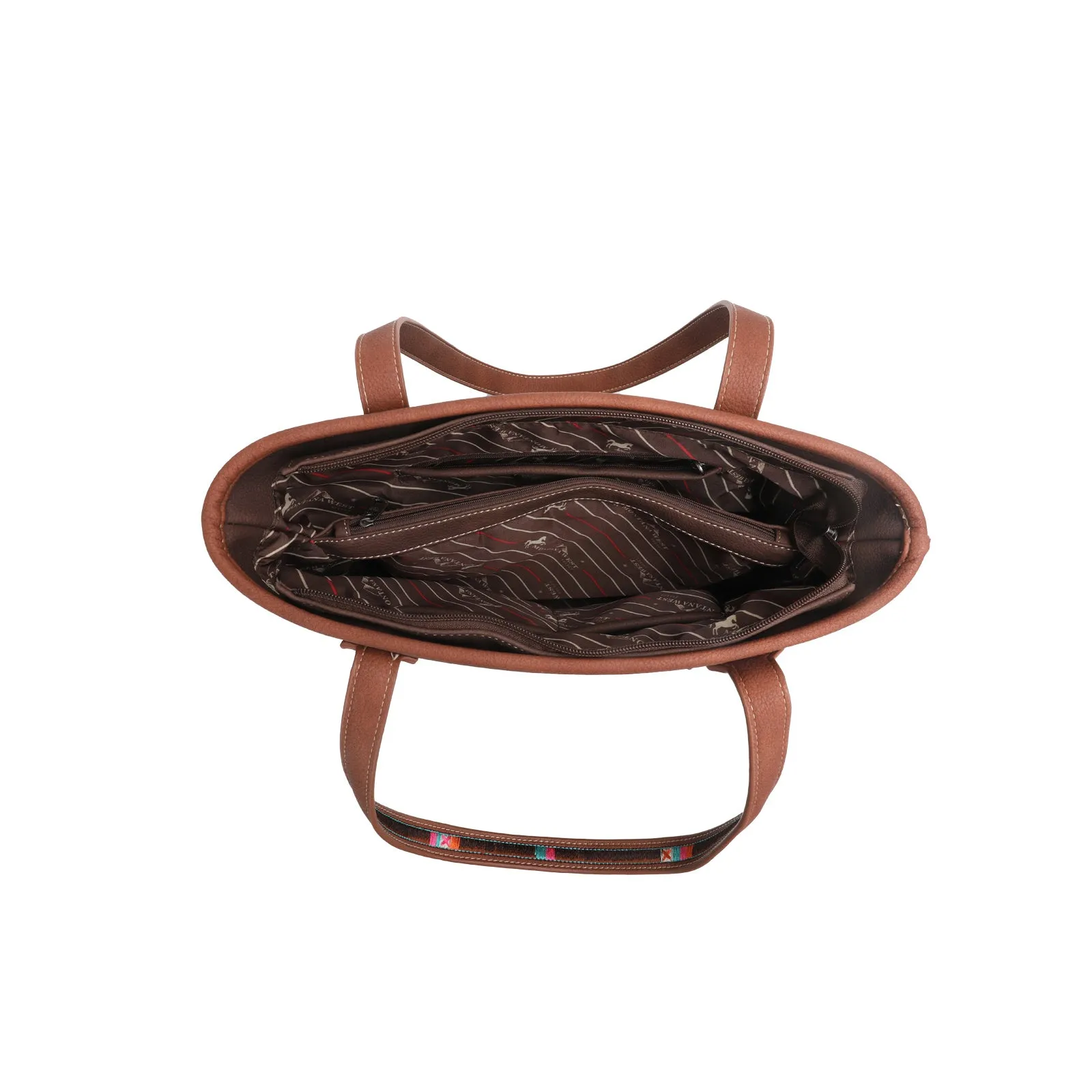 MW1112G-8317 Montana West Concho Collection Concealed Carry Tote
