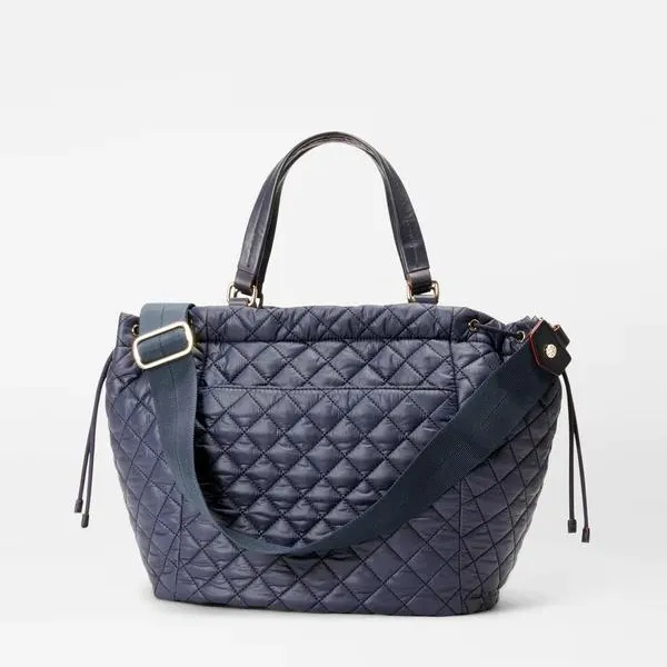 MZ Wallace Crosby Anna Tote in Navy Dawn