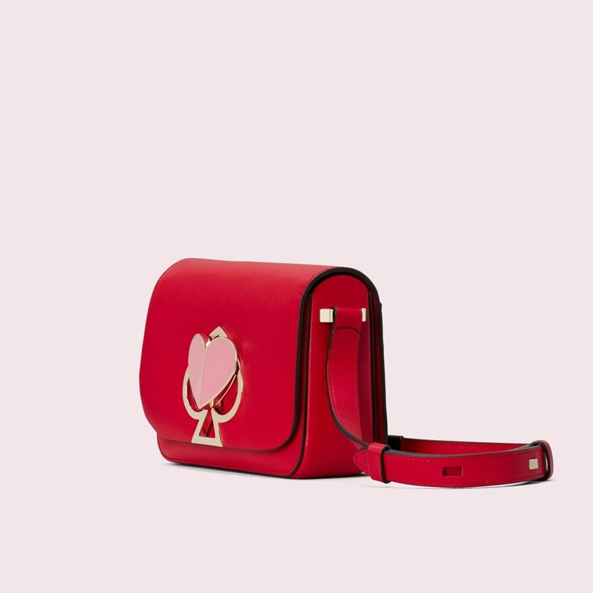 Nicola Twistlock Small Hot Chili Shoulder Bag