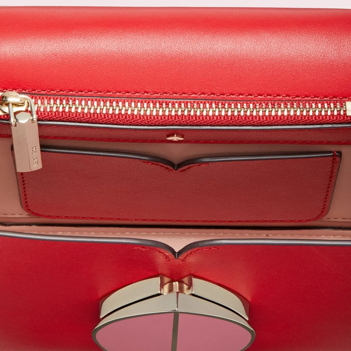 Nicola Twistlock Small Hot Chili Shoulder Bag