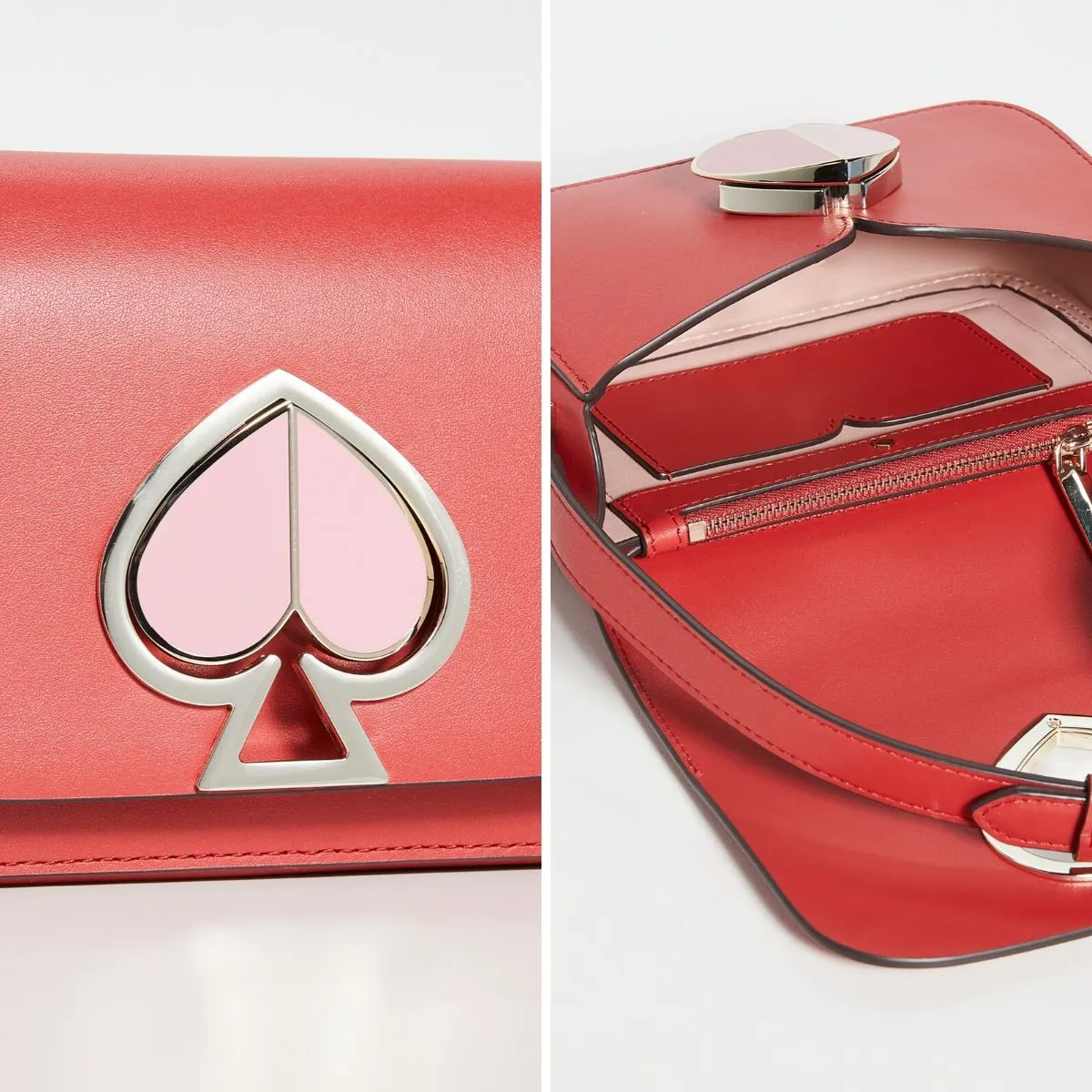 Nicola Twistlock Small Hot Chili Shoulder Bag