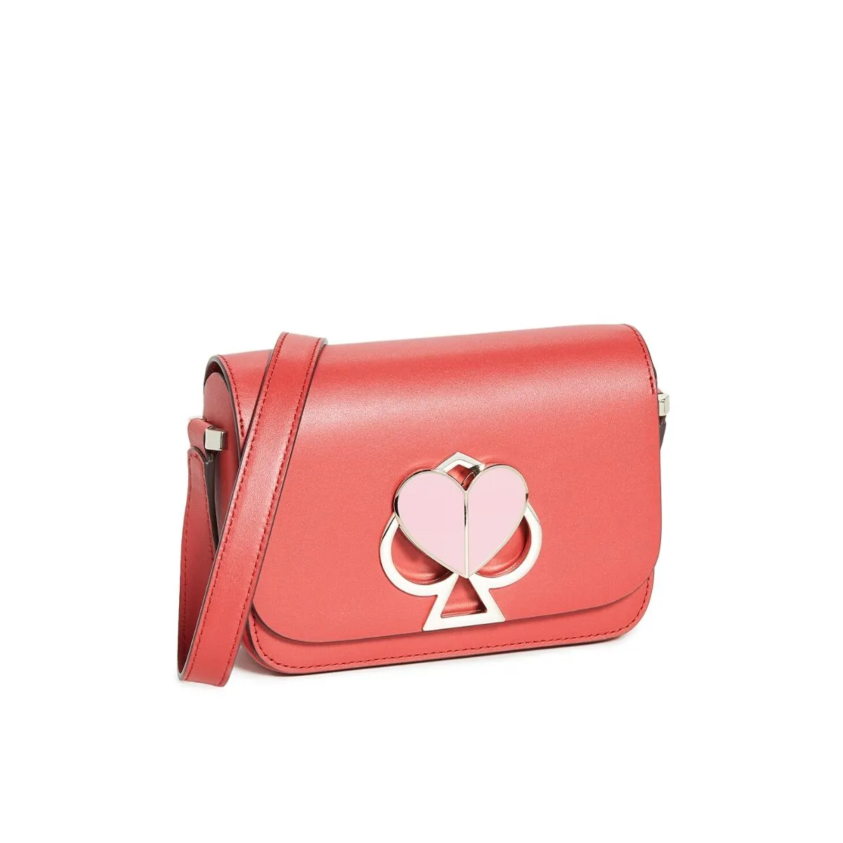 Nicola Twistlock Small Hot Chili Shoulder Bag