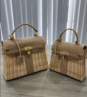 O'Kelly Rattan Jute Bag