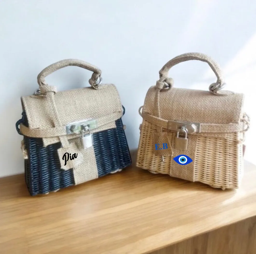 O'Kelly Rattan Jute Bag