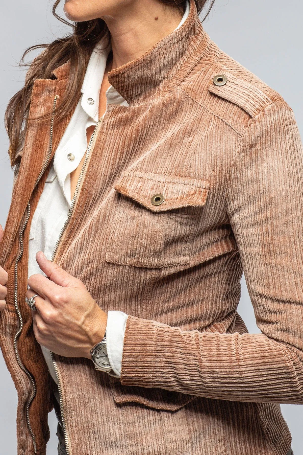 Pagosa Corduroy Jacket In Rust