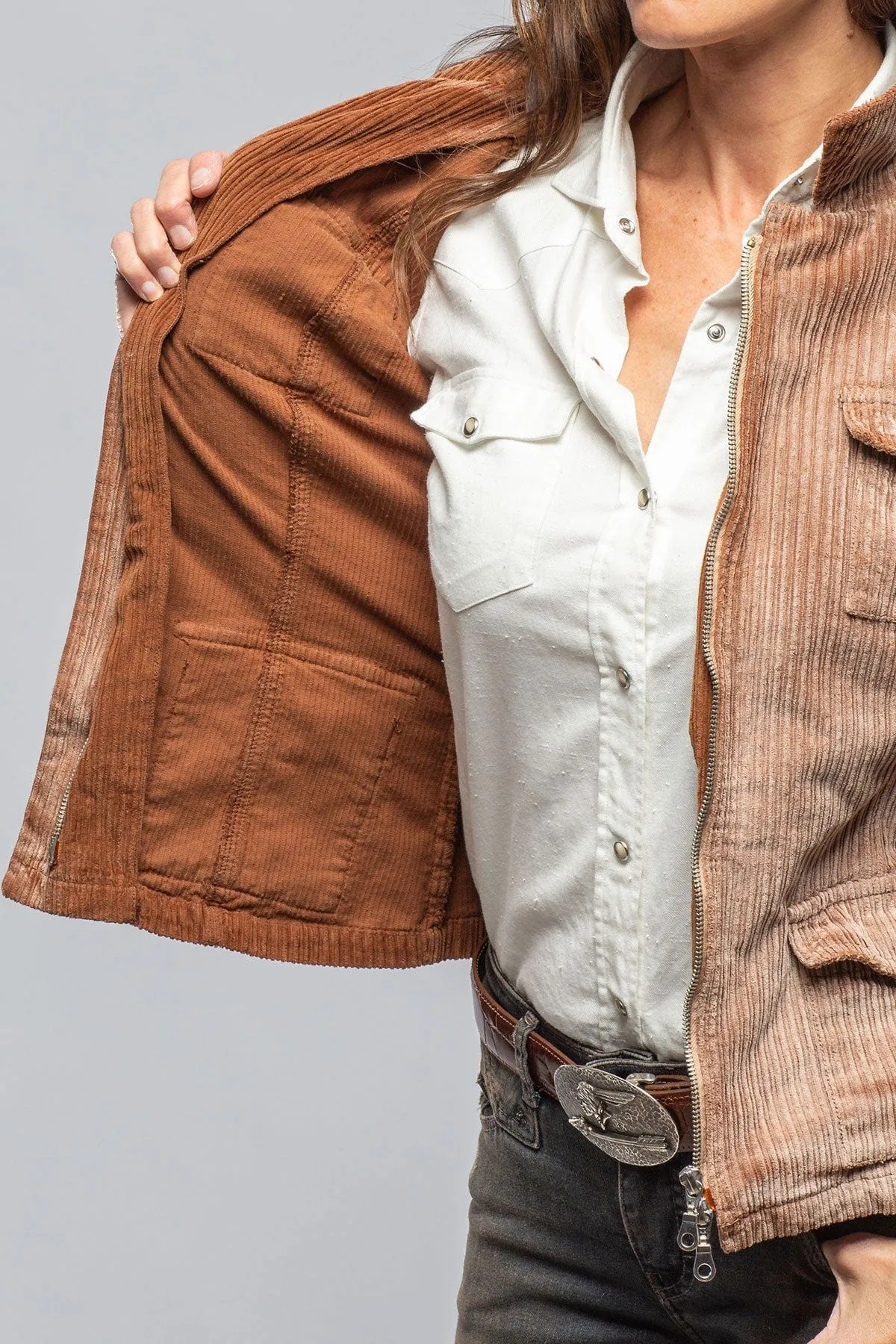 Pagosa Corduroy Jacket In Rust