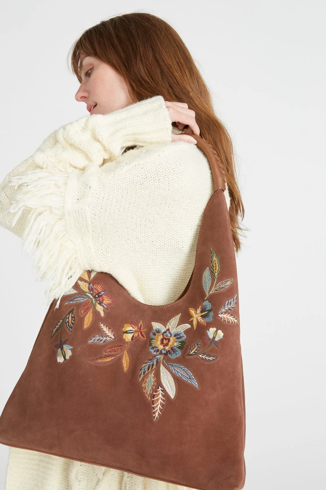 Parma Suede Bucket Bag - SALE