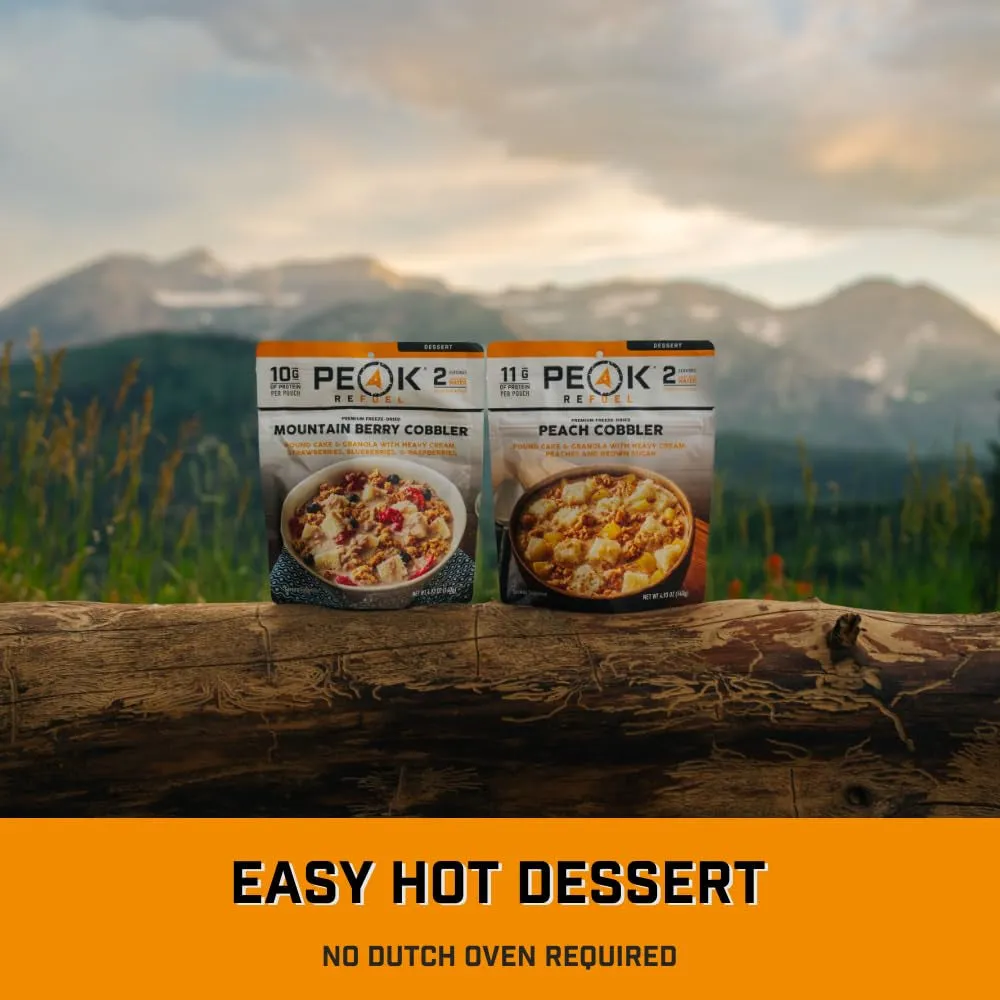 Peak Refuel Cobbler Countdown: Gourmet Desserts for Outdoor Adventures
