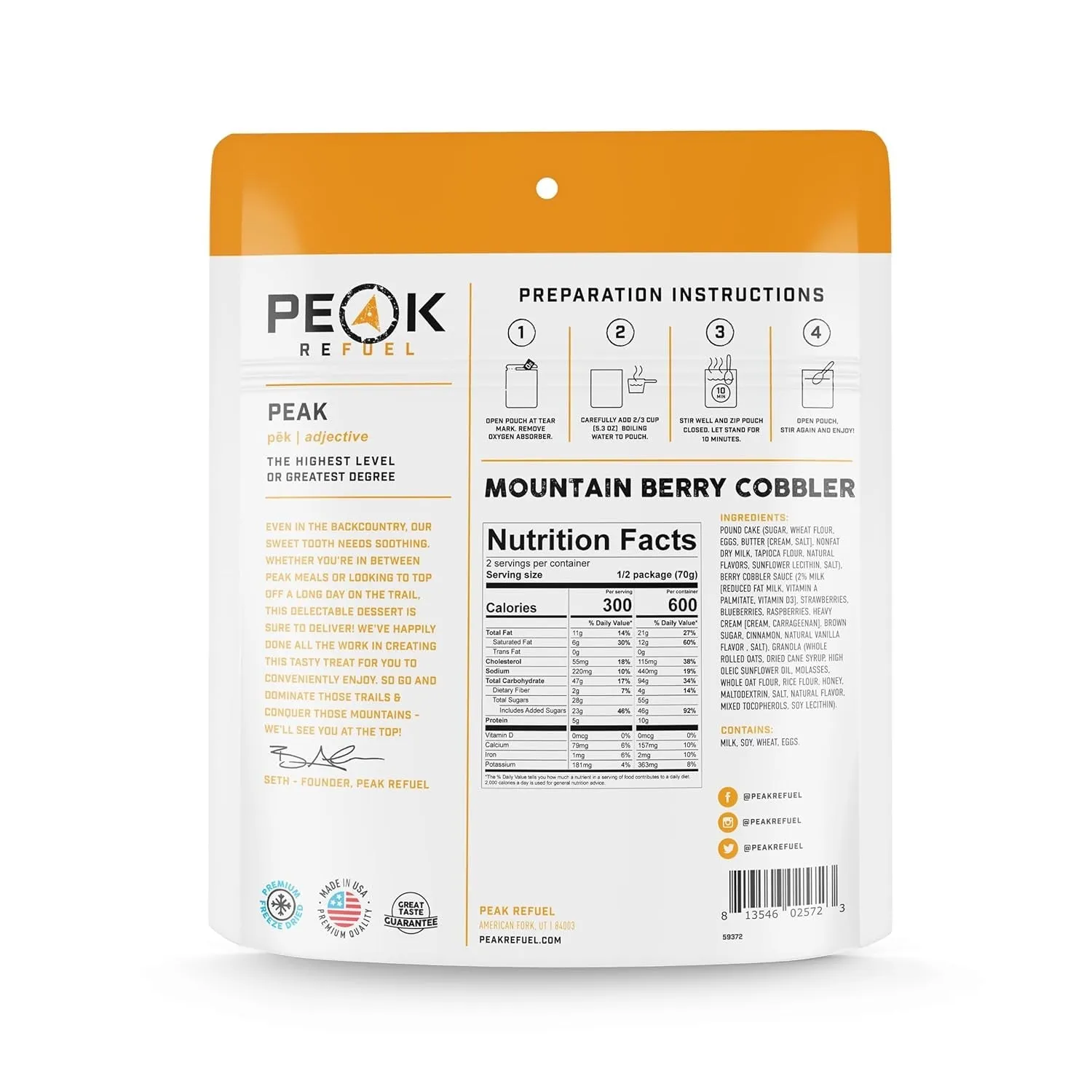 Peak Refuel Cobbler Countdown: Gourmet Desserts for Outdoor Adventures