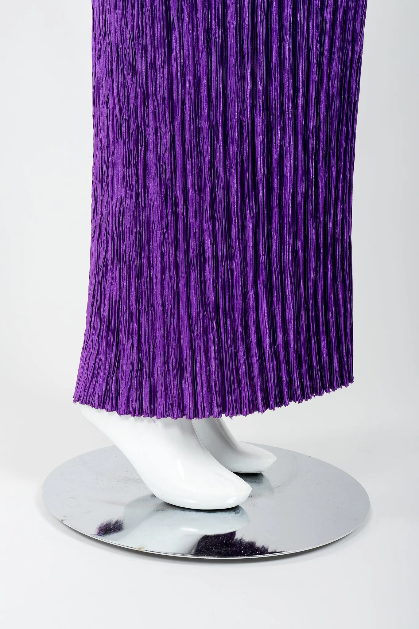 Pleated Bias Bodice Dress