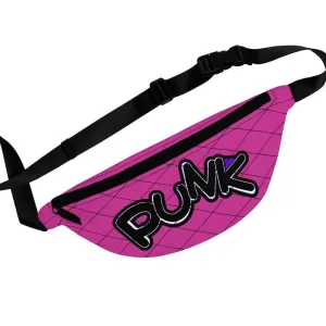 Plumskum Punk Rock Fanny Pack - Pinker in Fishnet
