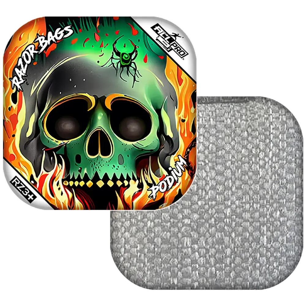 Podium | Nuclear Skull | ACL PRO Razor Cornhole Bags