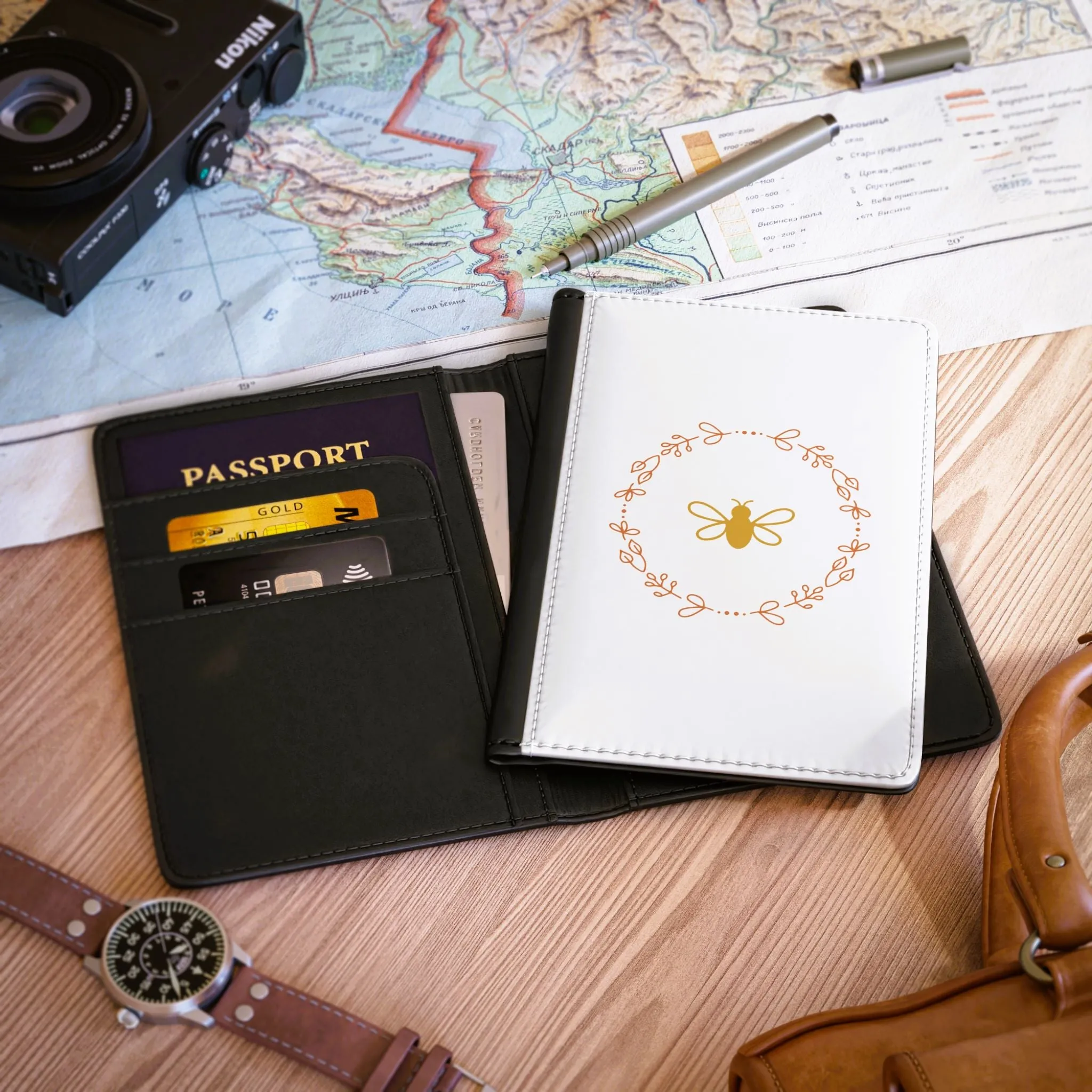 Queen Bee Passport Cover