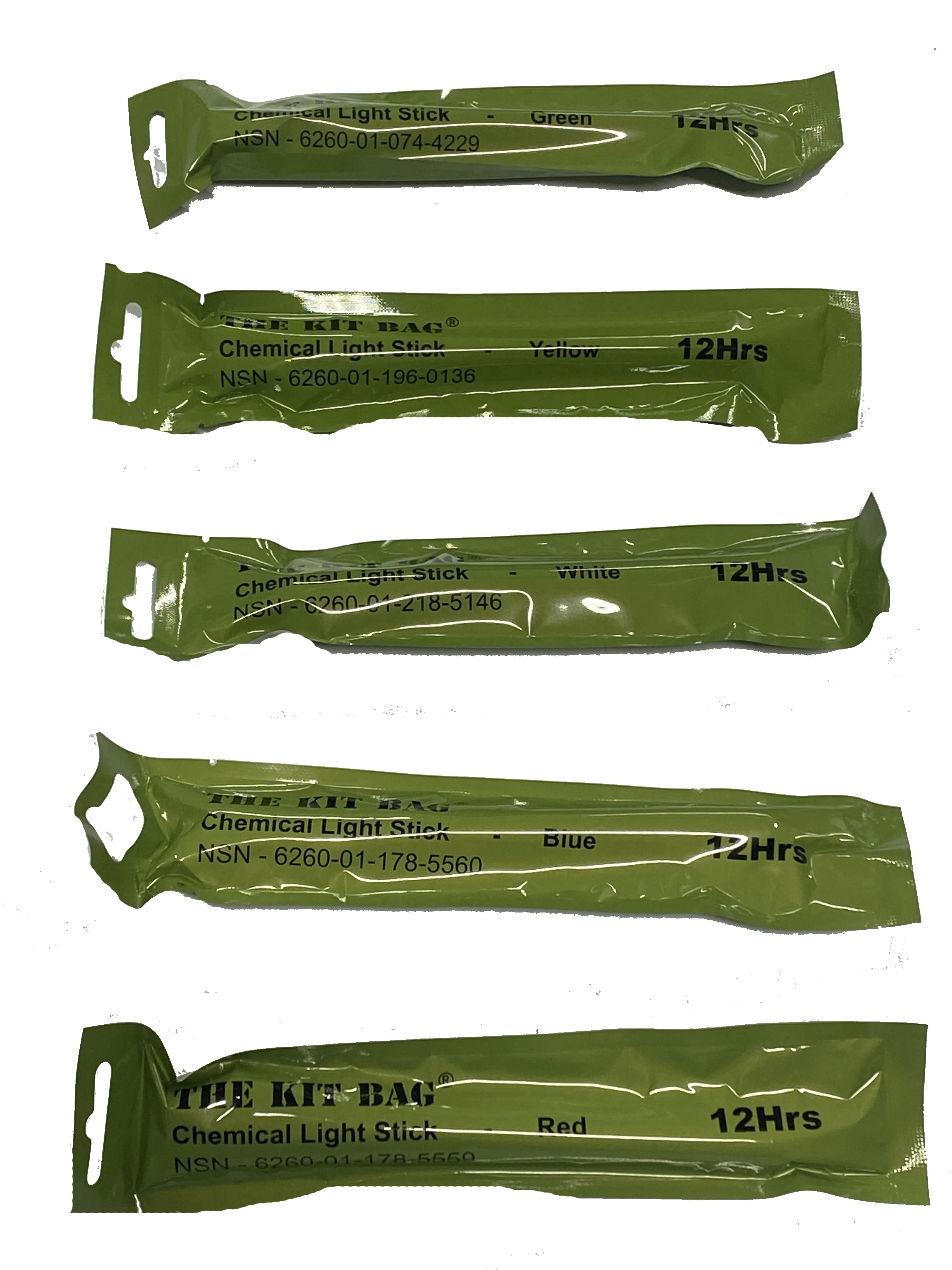 RECON Genuine Military Chemical Light Sticks 12 hour 6 inch