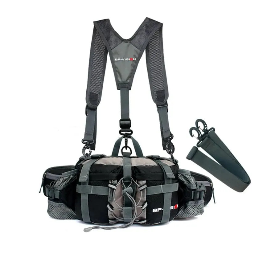Recon  Outdoor Pursuits Military Style Waist Belt Gear Bag with Y Harness