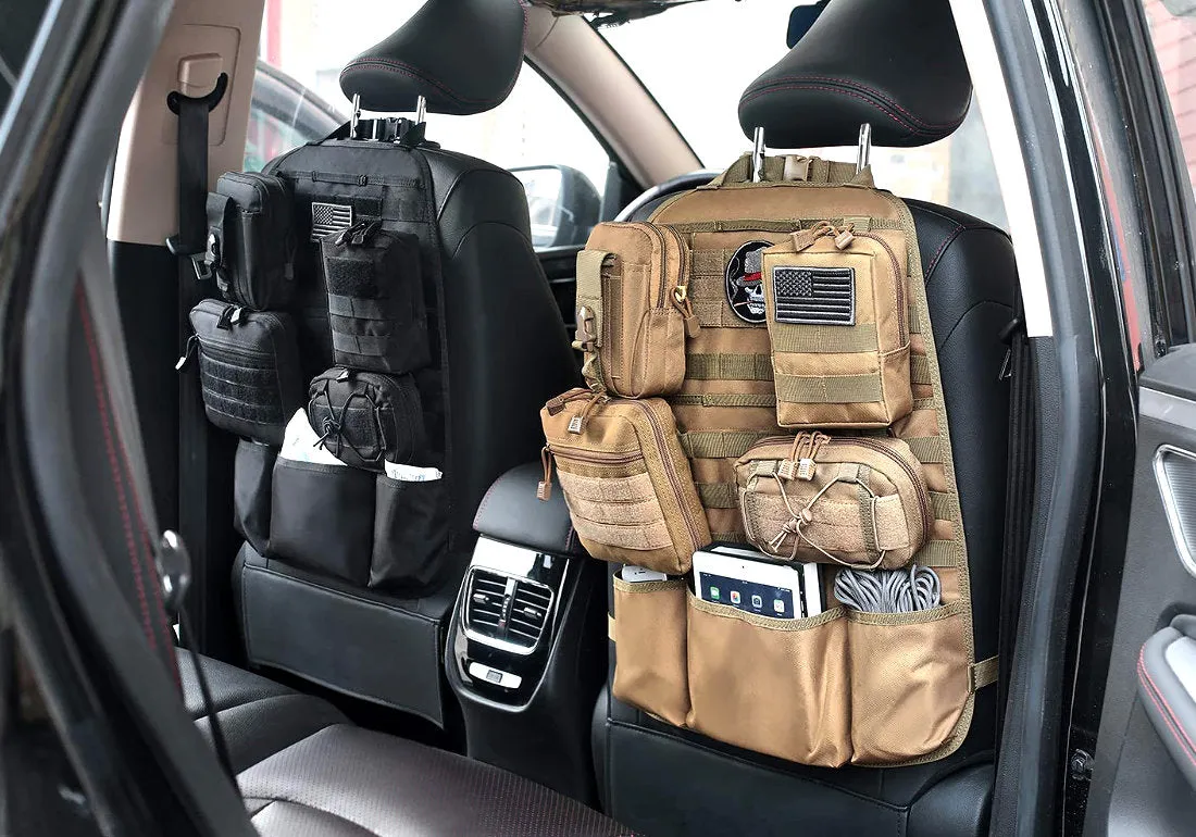 Recon Tactical MOLLE vehicle seat organizer