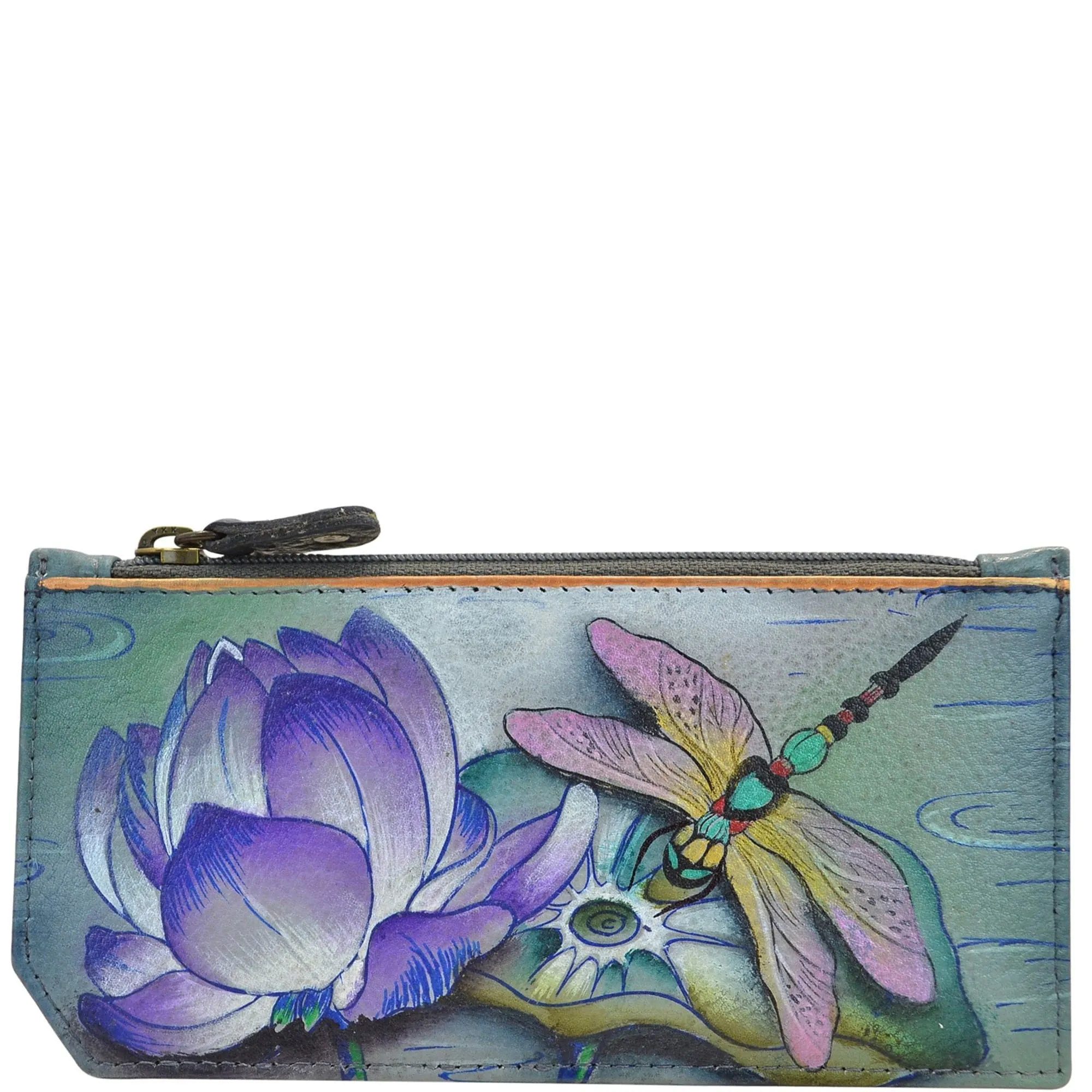 RFID Blocking Card Case with Coin Pouch - 1140