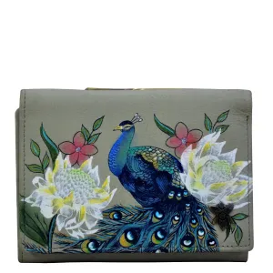 RFID Blocking Small Flap French Wallet - 1138