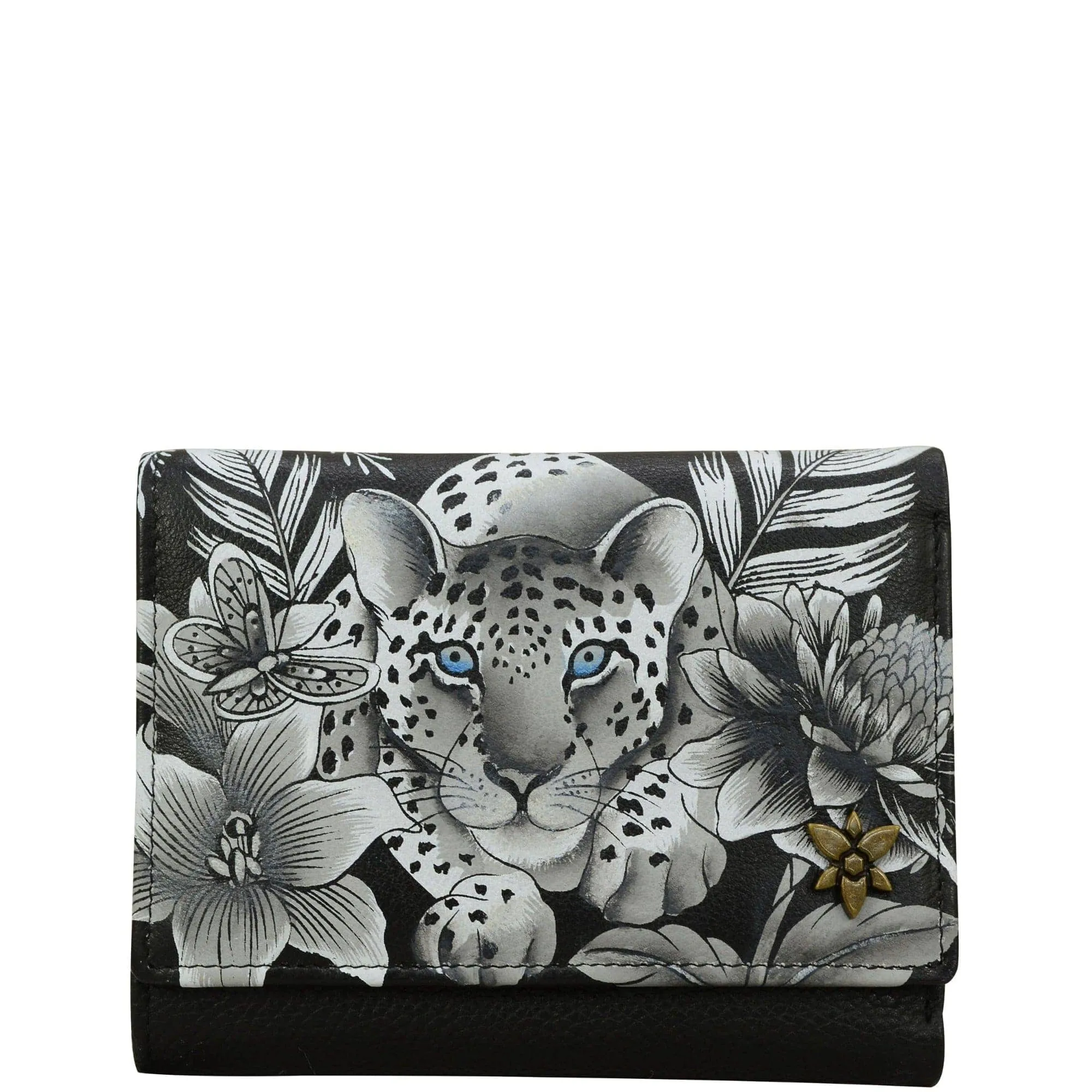 RFID Blocking Small Flap French Wallet - 1138