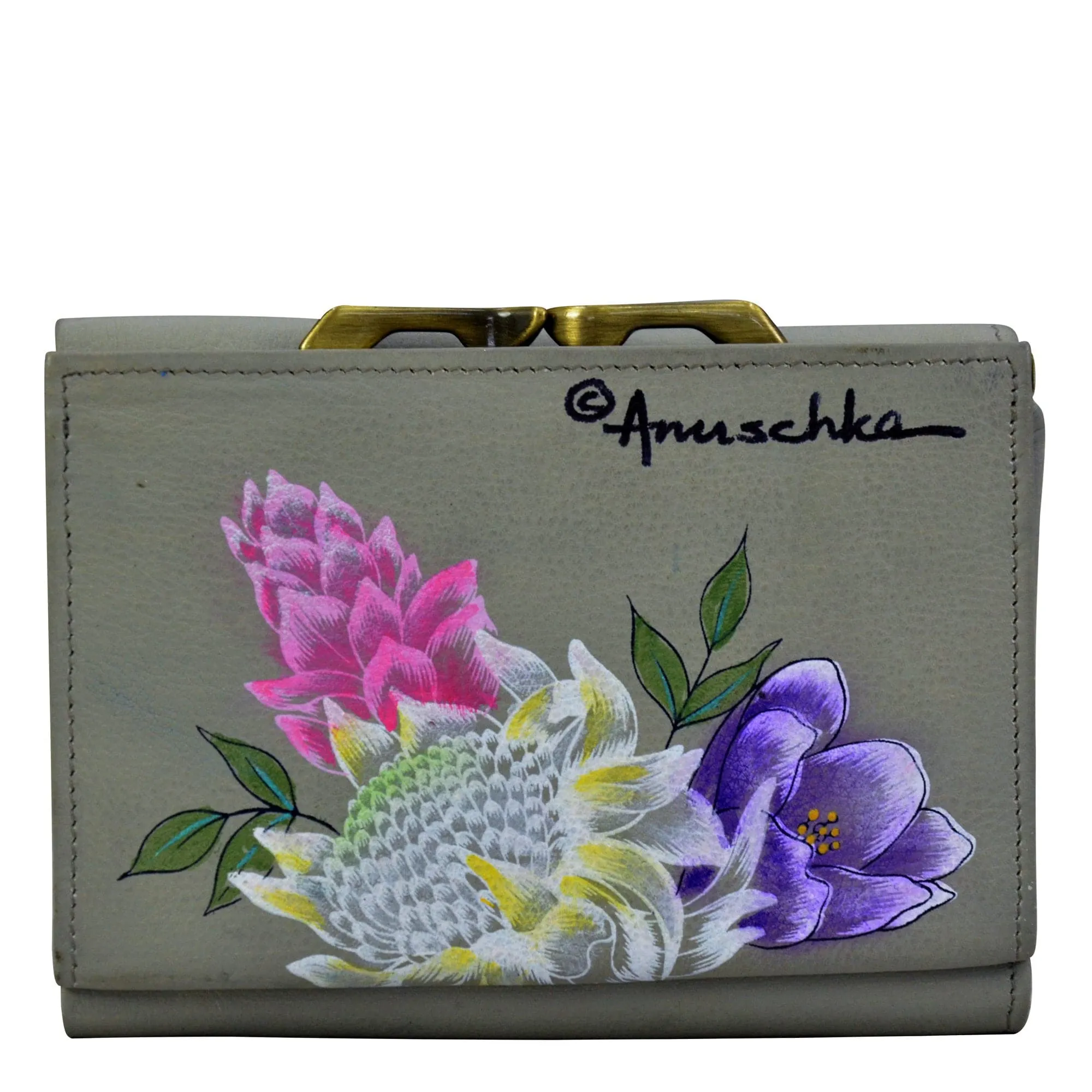 RFID Blocking Small Flap French Wallet - 1138