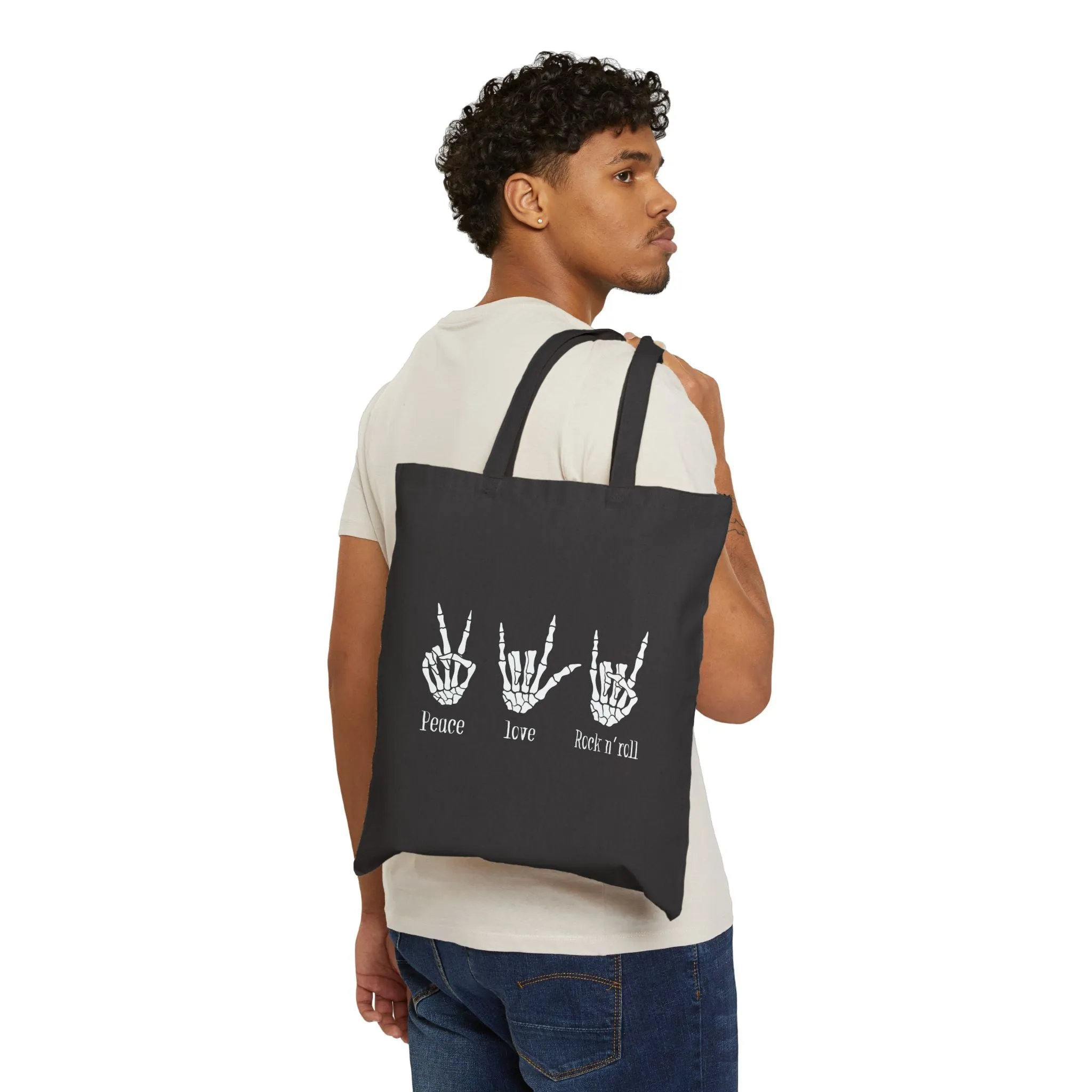 Rock & Roll Canvas Tote