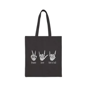 Rock & Roll Canvas Tote