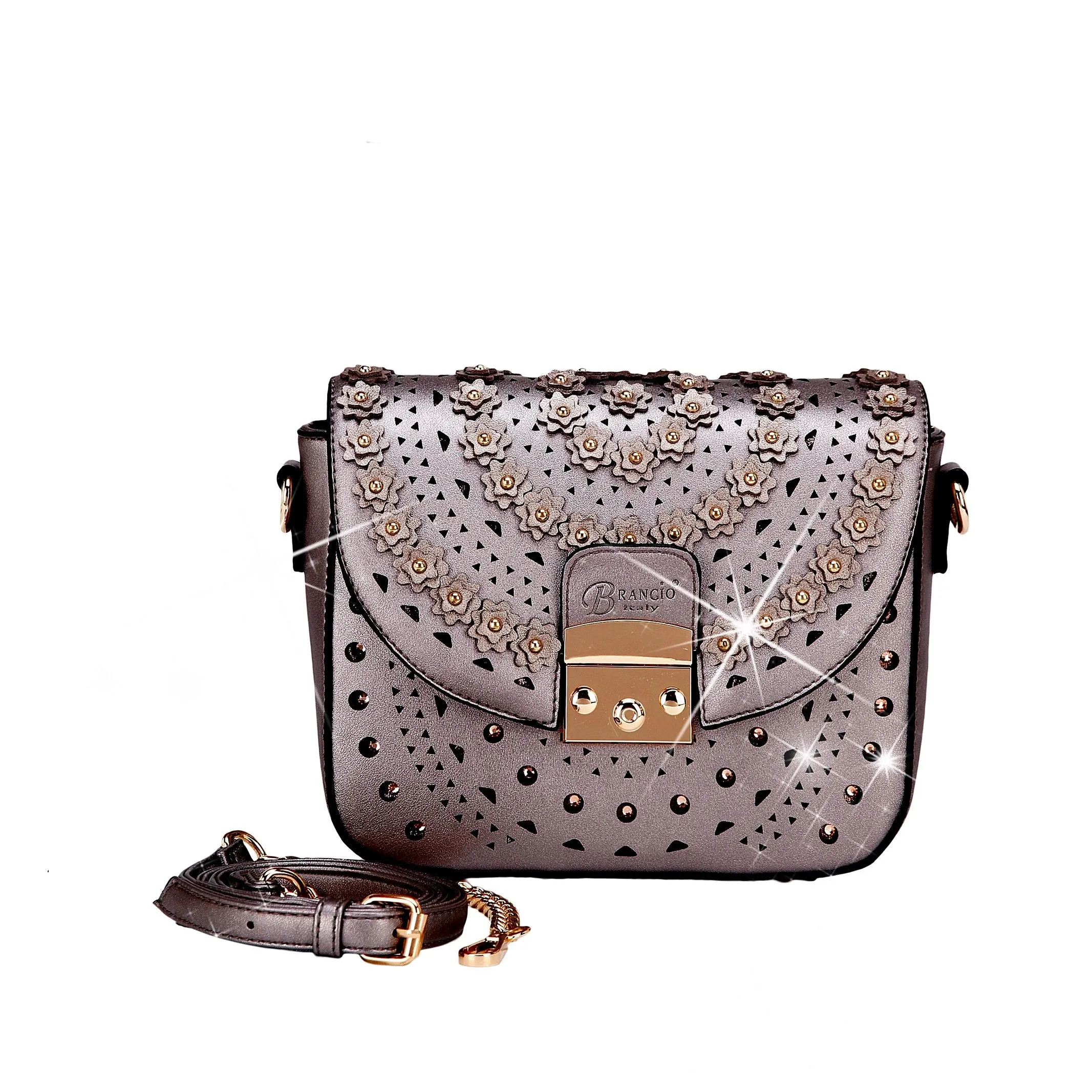 Rosè Celestial Star  Crystal Designer Crossbody Bag [JBS9738]
